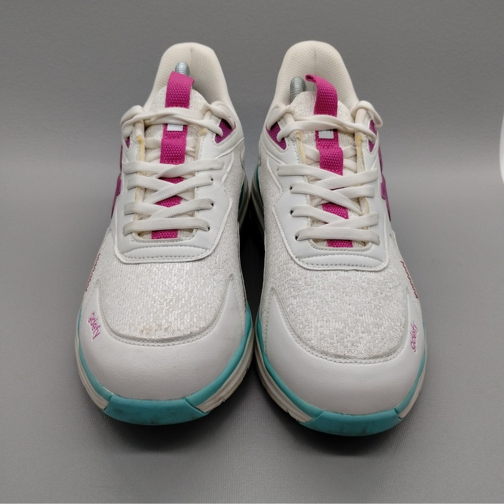 GDEFY Gravity Defyer Energiya Womens Walking Cross Training Shoes Size 9.5 White - Picture 2 of 8